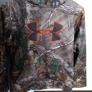 Boys camo under armour hoody